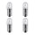 4 Indicator Bulbs T4W 12V 4W BA9s OSRAM suitable for various cars