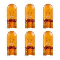 6 Glühlampen für Blinkleuchte WY5W 12V 5W...