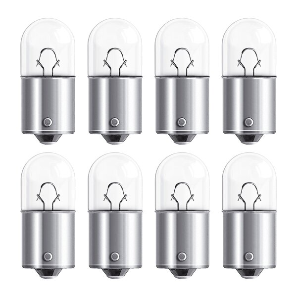 8 Indicator Bulbs R10W 12V 10W BA15s OSRAM ULTRA LIFE for various cars