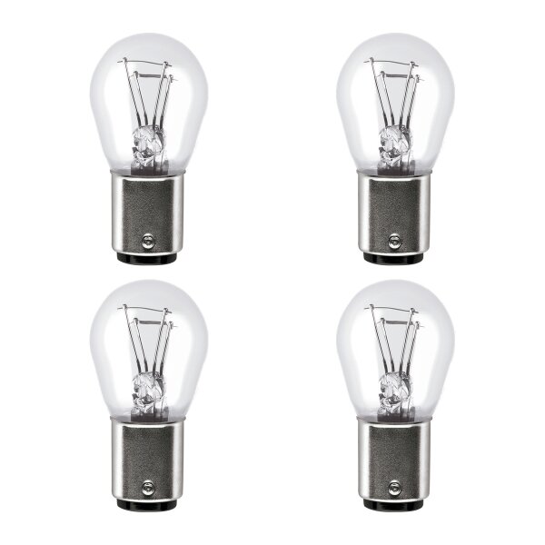 4 Glühlampen Blinkleuchte P21 5W 12V 21 5W BAY15d OSRAM ULTRA LIFE für PKW