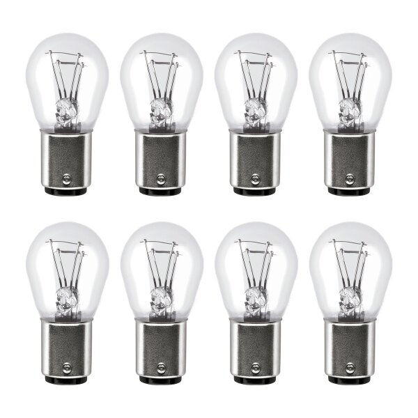8 Indicator Bulbs P21 5W 12V 21 5W BAY15d OSRAM ULTRA LIFE for various vehicles