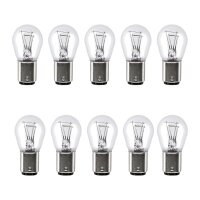 10 Indicator Bulbs P21 5W 12V 21 5W BAY15d OSRAM ULTRA...