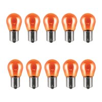 10 Glühlampen Blinkleuchte PY21W 12V 21W BAU15s...