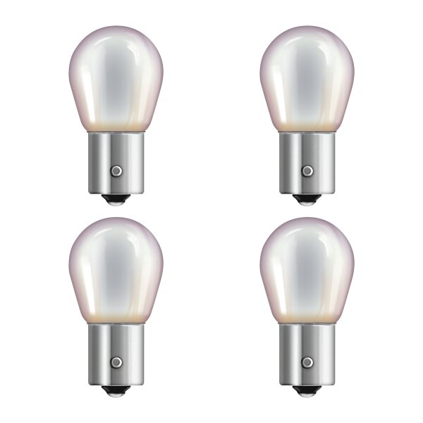 4 Glühlampen Blinkleuchte PY21W 12V 21W BAU15s OSRAM DIADEM CHROME für PKW