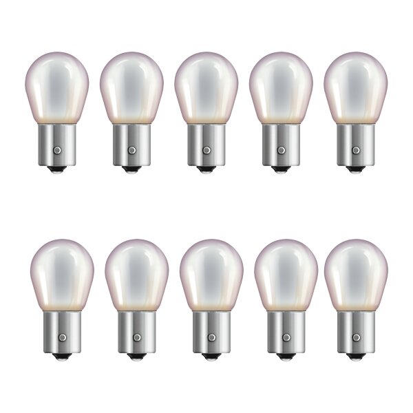10 Glühlampen Blinkleuchte PY21W 12V 21W BAU15s OSRAM DIADEM CHROME für PKW
