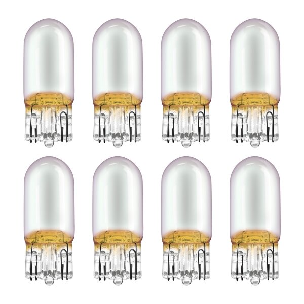 8 Glühlampen Blinkleuchte WY5W 12V 5W W2.1x9.5d OSRAM DIADEM CHROME für PKW