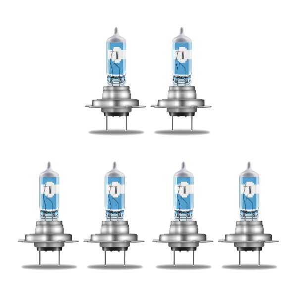 6 Bulbs H7 12V 55W PX26d OSRAM NIGHT BREAKER® LASER suitable for cars
