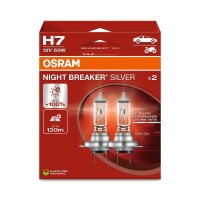 4 Glühlampen H7 12V 55W PX26d OSRAM NIGHT...