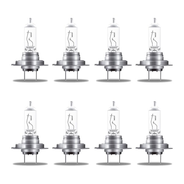 8 Glühlampen H7 12V 55W PX26d OSRAM NIGHT BREAKER® SILVER passend für PKW