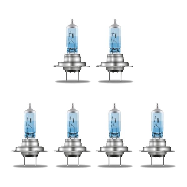 6 Glühlampen H7 12V 55W PX26d 5000K OSRAM COOL...