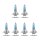 6 Glühlampen H7 12V 55W PX26d 5000K OSRAM COOL BLUE® INTENSE Next Gen