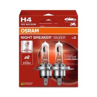 8 Glühlampen H4 12V 60 55W P43t OSRAM NIGHT...