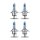 4 Glühlampen H4 12V 60 55W P43t OSRAM COOL BLUE® INTENSE Next Gen