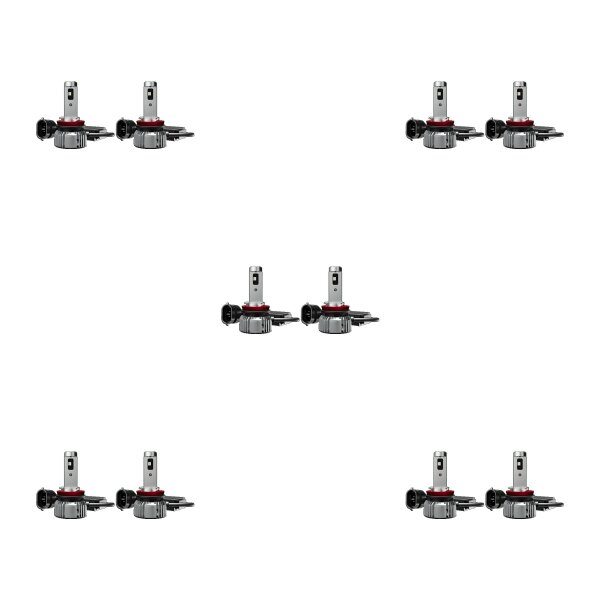 10 Glühlampen LED 12V 14W PGJ19-2 6.000K 1.350lm OSRAM NIGHT BREAKER LED SMART