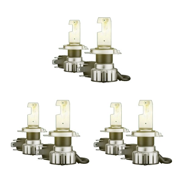 6 NIGHT BREAKER LED VINTAGE H4 R2 Retro OSRAM Fern-Abblendlicht +330% heller