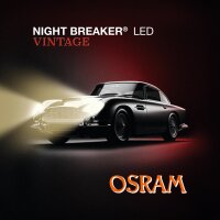 8 NIGHT BREAKER LED VINTAGE H4 R2 Retro OSRAM Fern-Abblendlicht +330% heller