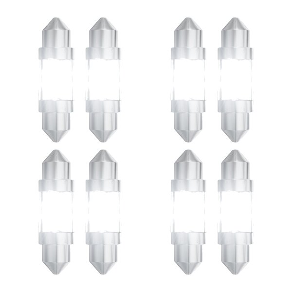 8 Glühlampen C5W Retro 12V 6000k ECE-geprüft...