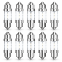 10 Glühlampen C5W Retro 12V 6000k ECE-geprüft OSRAM NIGHT BREAKER LED superhell