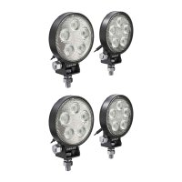 4 Zusatzscheinwerfer LED 8W geschraubt 550 lm Licht-Experte OSRAM Round VX70-SP