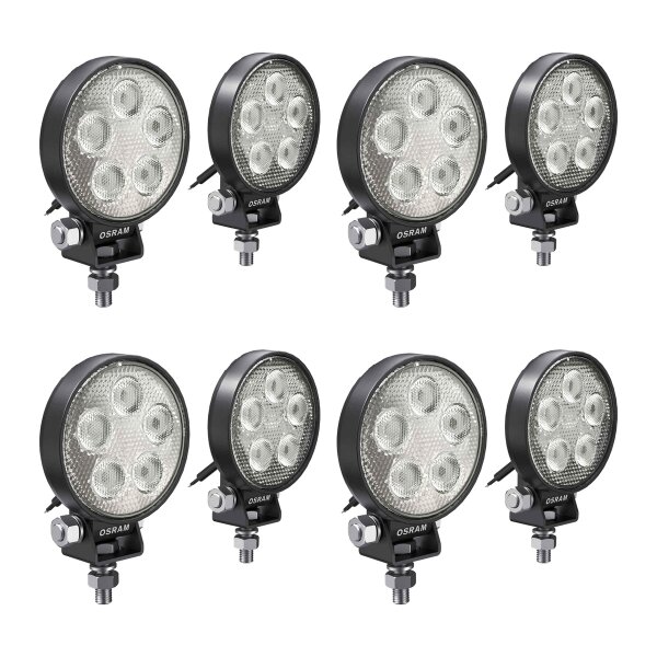 8 Zusatzscheinwerfer LED 8W geschraubt 550 lm...