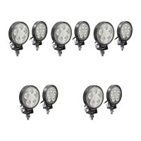 10 Zusatzscheinwerfer LED 8W geschraubt 550 lm Licht-Experte OSRAM Round VX70-SP