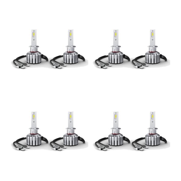 8 Glühlampen LED 12V 16W P14.5s 6.000K 1.550lm OSRAM NIGHT BREAKER LED H1