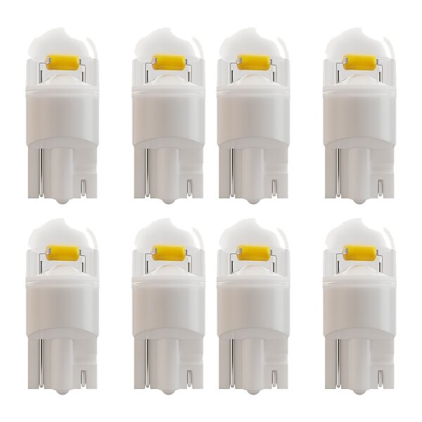 8 Bulbs interior W5W to LED 12V 1W W2.1x9.5d OSRAM NIGHT BREAKER for cars