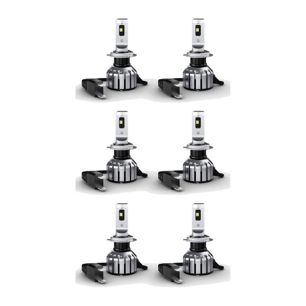 6 Glühlampen H7 auf LED 24V PX26d 6.000K 1.500lm OSRAM TRUCKSTAR LED H7