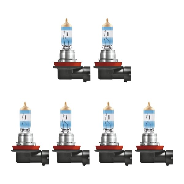 6 Bulbs H11 12V 55W PGJ19-2 Light Expertise OSRAM NIGHT BREAKER® +220% brighter