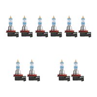 10 Bulbs H11 12V 55W PGJ19-2 Light Expertise OSRAM NIGHT...