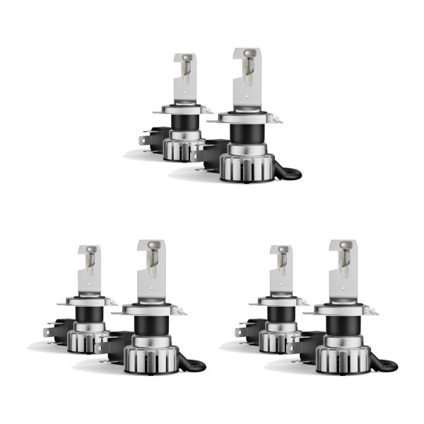 6 Glühlampen H4 auf LED 12V 20W P43t OSRAM NIGHT BREAKER® LED SMART H4