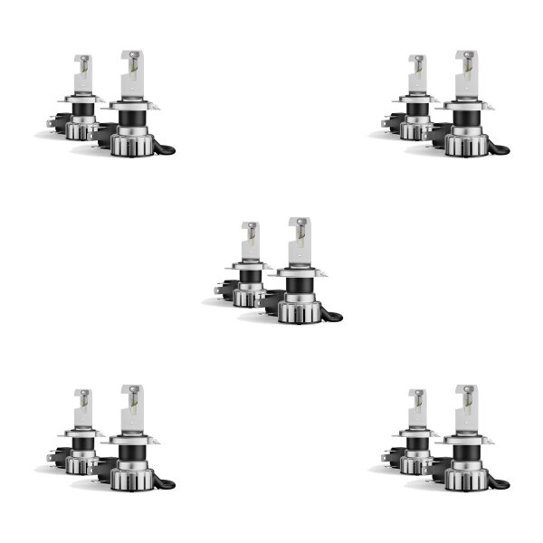 10 Glühlampen H4 auf LED 12V 20W P43t OSRAM NIGHT BREAKER® LED SMART H4