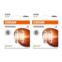 4 Glühlampen Kennzeichen C5W 12V 5W Licht-Expertise...