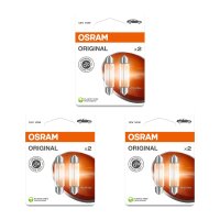 6 Glühlampen Innenraum 12V 10W SV8.5-8 OSRAM...