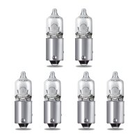 6 Glühlampen Blinkleuchte H6W 12V 6W BAX9s OSRAM...