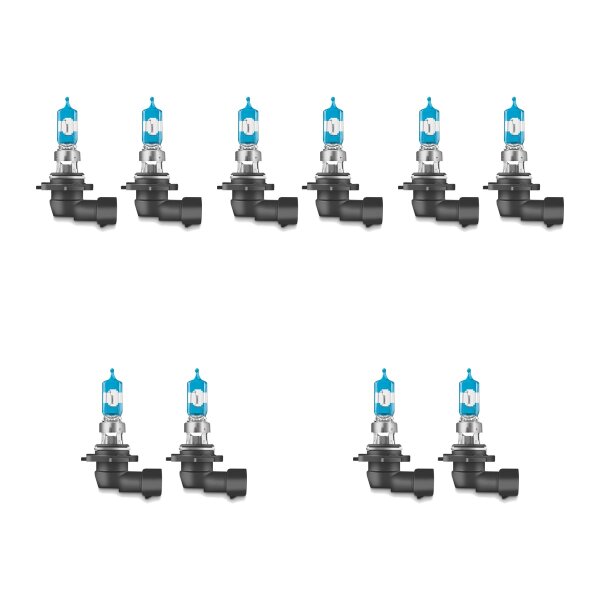 10 Bulbs HB3 12V 60W P20d OSRAM NIGHT BREAKER® LASER suitable for cars