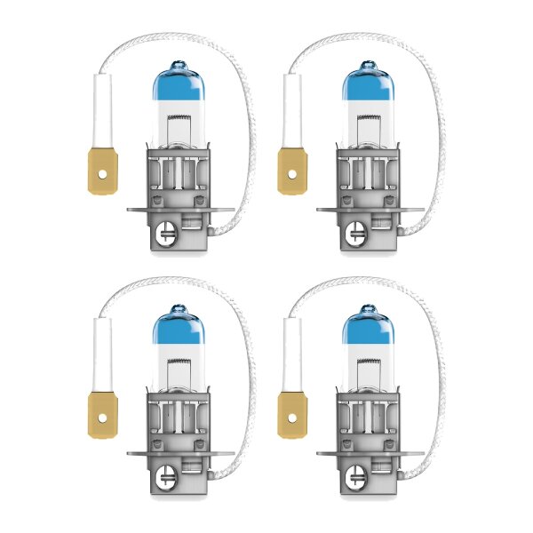 4 Glühlampen H3 12V 55W PK22s OSRAM NIGHT...