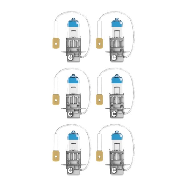 6 Glühlampen H3 12V 55W PK22s OSRAM NIGHT...