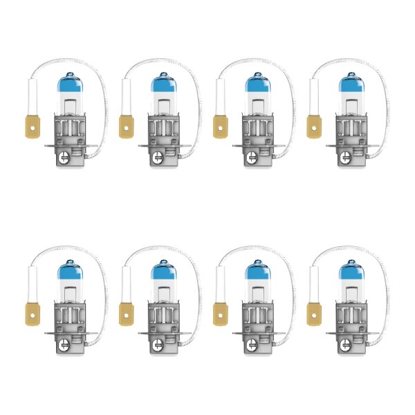 8 Glühlampen H3 12V 55W PK22s OSRAM NIGHT...