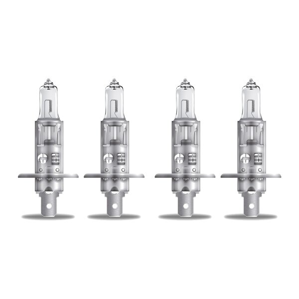 4 Glühlampen H1 12V 55W P14.5s OSRAM ULTRA LIFE passend für diverse PKW