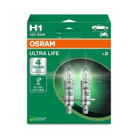 8 Glühlampen H1 12V 55W P14.5s OSRAM ULTRA LIFE...