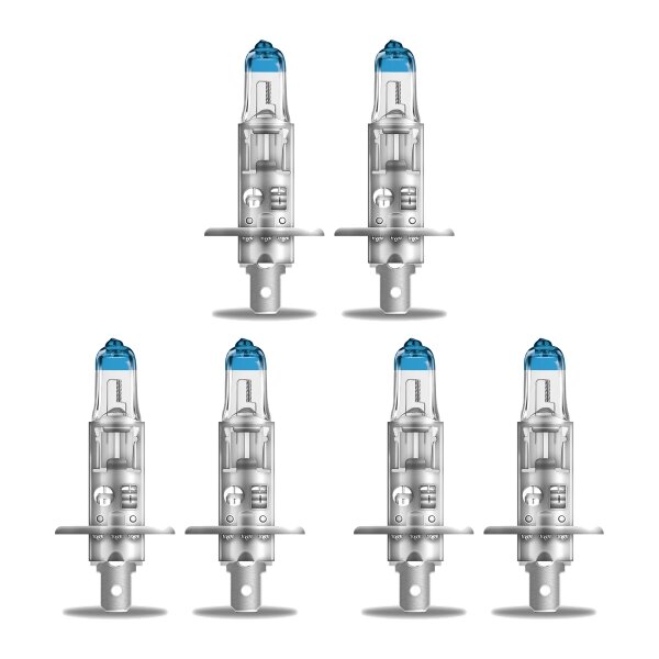 6 Bulbs H1 12V 55W P14.5s OSRAM NIGHT BREAKER® LASER suitable for cars