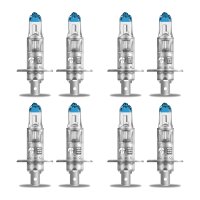 8 Glühlampen H1 12V 55W P14.5s OSRAM NIGHT...
