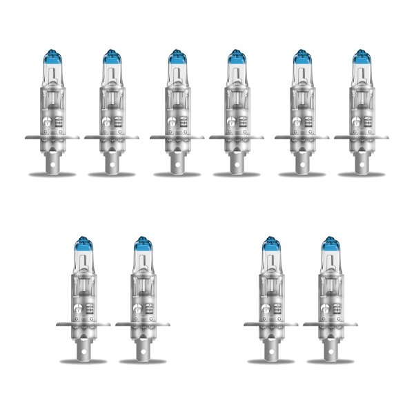 10 Bulbs H1 12V 55W P14.5s OSRAM NIGHT BREAKER® LASER...