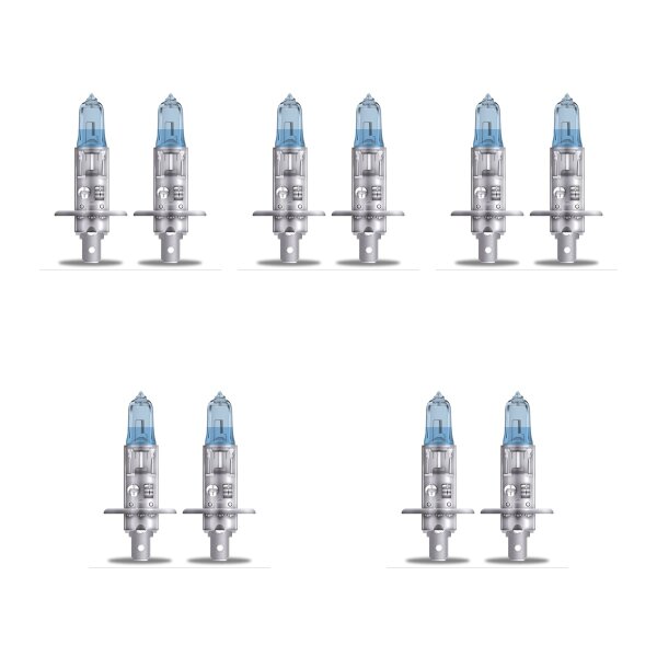 10 Glühlampen H1 12V 55W P14.5s OSRAM COOL BLUE®...