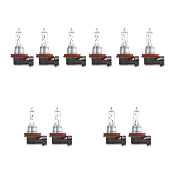 10 Glühlampen H11 12V 55W PGJ19-2 Licht-Experte OSRAM ULTRA LIFE passend für PKW