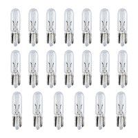 20 Glühlampen 12V mit Glasquetschsockel 18,6lm OSRAM...