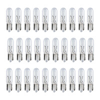 30 Glühlampen 12V mit Glasquetschsockel 18,6lm OSRAM...