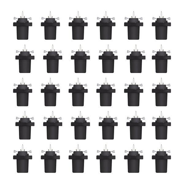 30 Glühlampen 12V mit Glasquetschsockel 6,4lm OSRAM ORIGINAL LINE für PKW