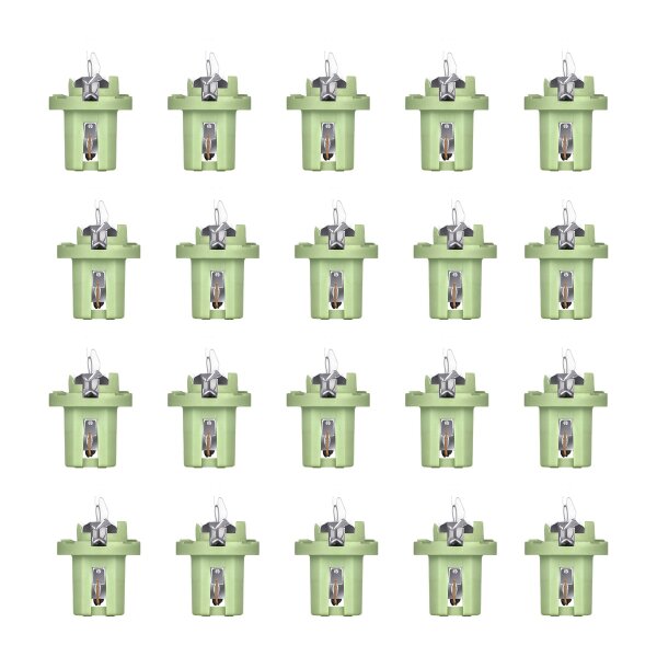 20 Glühlampen 12V 10,2lm OSRAM ORIGINAL PLASTIC passend für diverse PKW